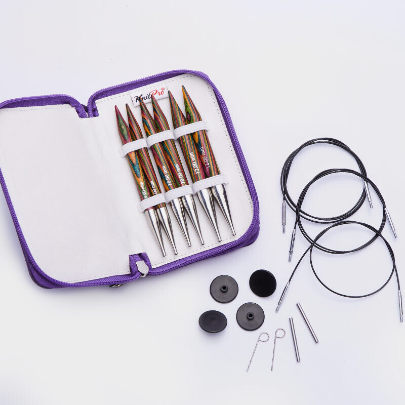 Set Ferri interc. Knitpro SYMFONIE - Misure Grosse