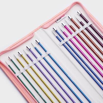 Set Ferri punta singola ZING Knitpro 25, 30, 35 e 40 cm