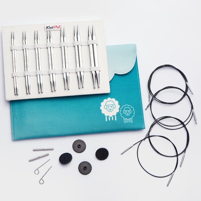 Set Ferri circolari intercambiabili NOVA CUBICS Knitpro - Deluxe