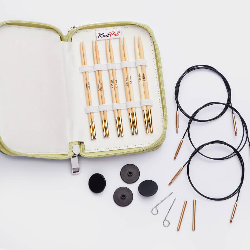Set ferri Knitpro interc. BAMBOO - Starter Set