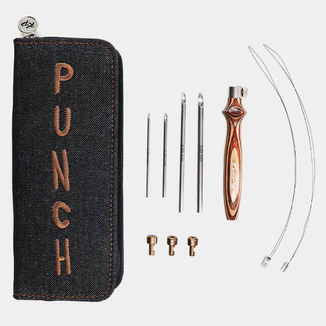 Set Earthy Punch Needle Knitpro