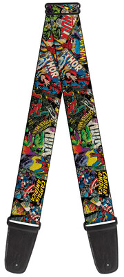 Buckle-Down Marvel Comics Guitar Strap BD-WAV035
