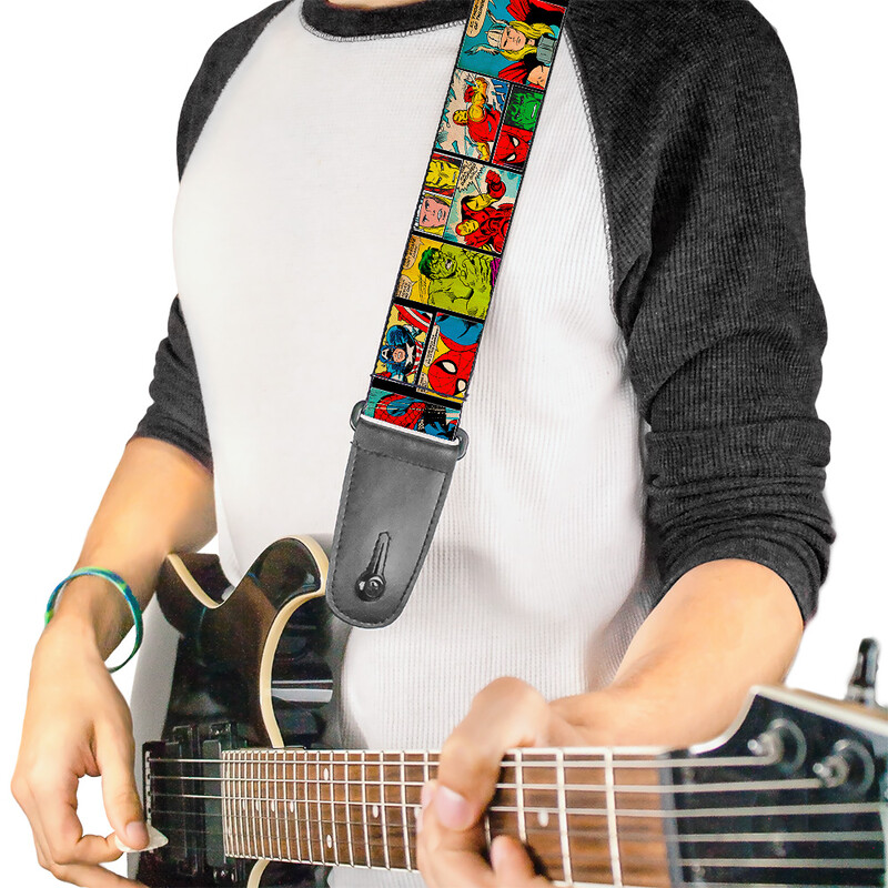 Buckle-Down Marvel Comic Book Guitar Strap BD-WAV042