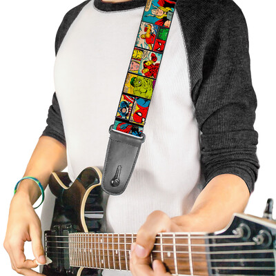Buckle-Down Marvel Comic Book Guitar Strap BD-WAV042