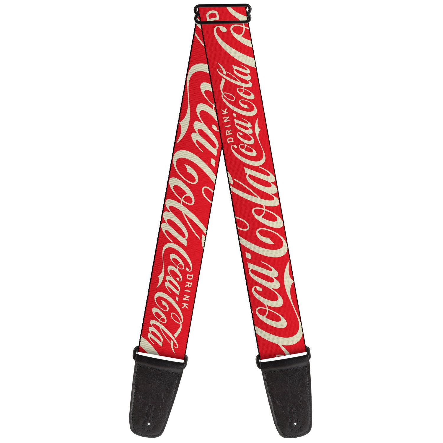 Buckle-Down Drink Coca-Cola Logo Guitar Strap