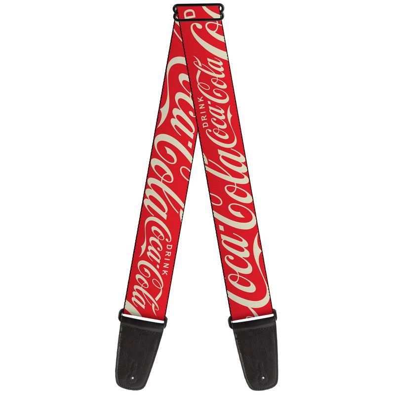 Buckle-Down Drink Coca-Cola Logo Guitar Strap