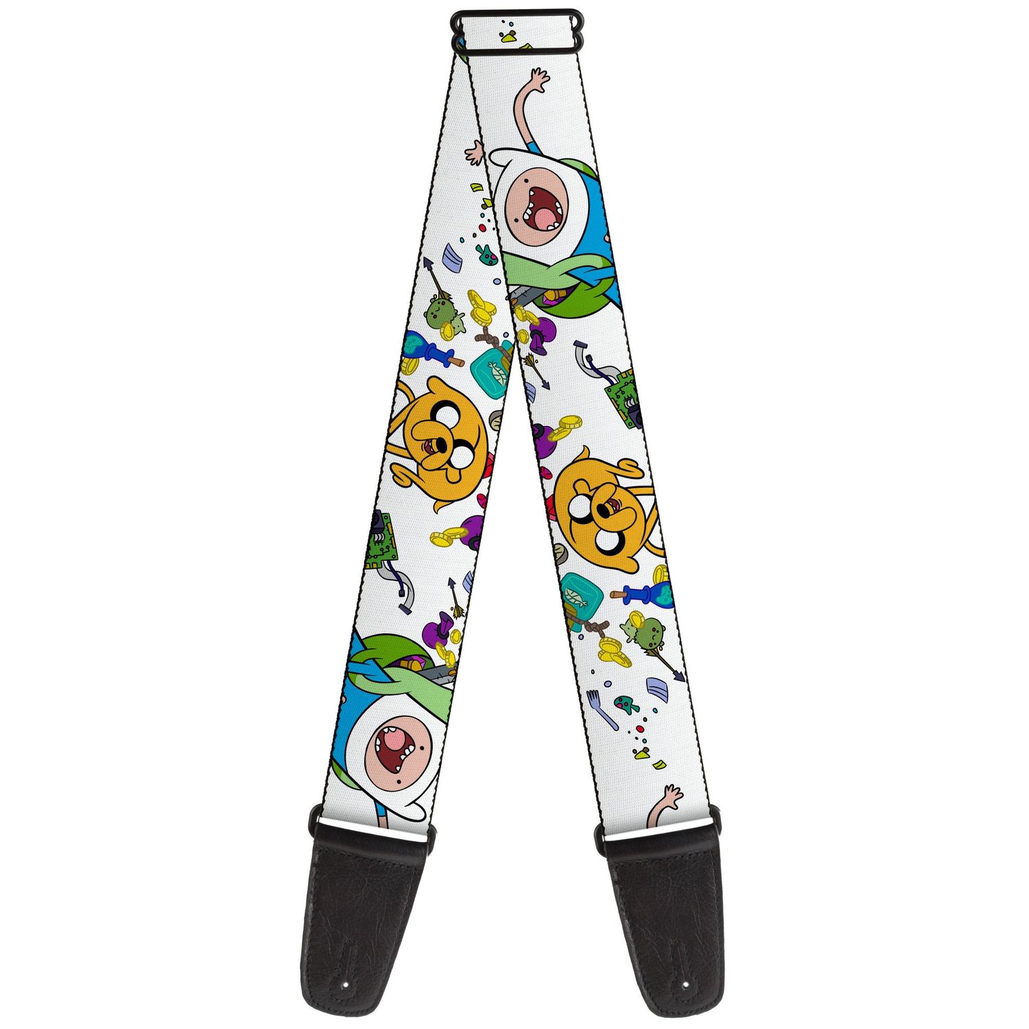 Buckle-Down Adventure Time Jake and Finn Guitar Stra