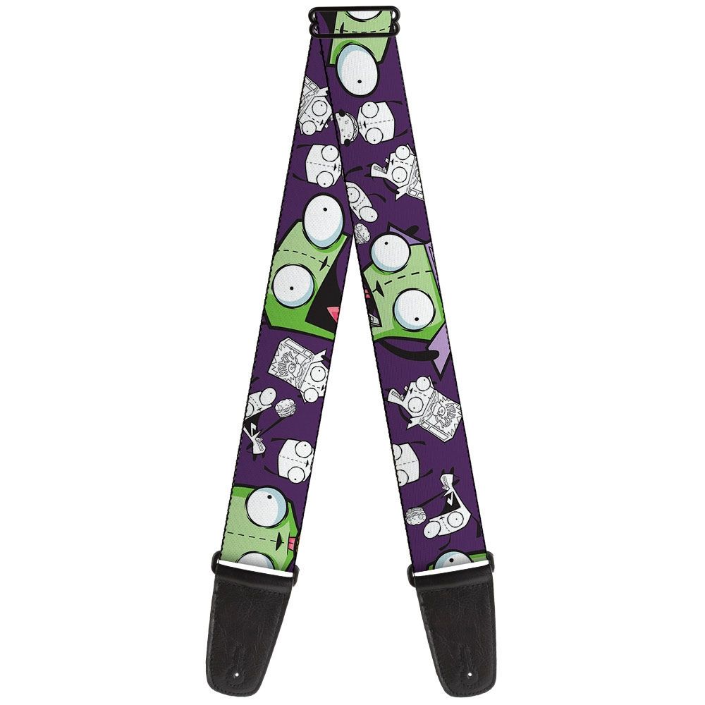 Buckle-Down Invader Zim Gir Poses Guitar Strap