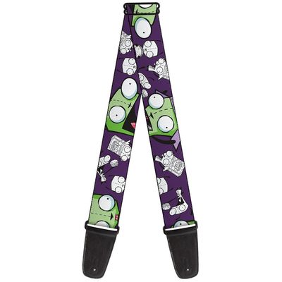 Buckle-Down Invader Zim Gir Poses Guitar Strap