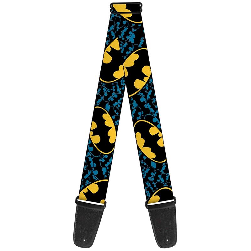 Buckle Down Guitar Strap Batman Signals Stacked Buckle Down Guitar Strap Batman Signals Stacked
