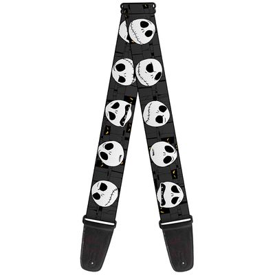 Buckle-Down Guitar Strap Nightmare Before Christmas Black