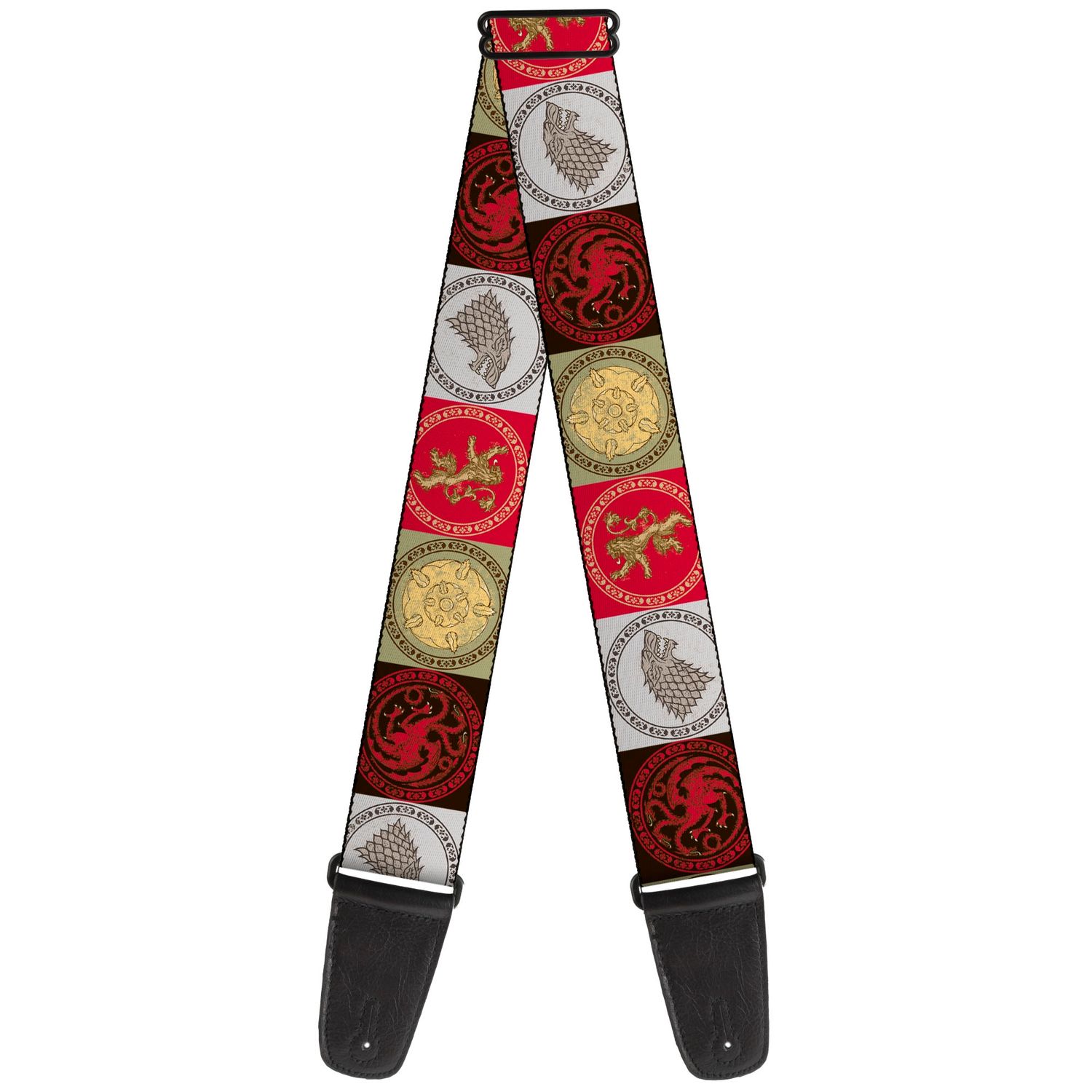Buckle-Down Game of Thrones 4 Sigil Guitar Strap