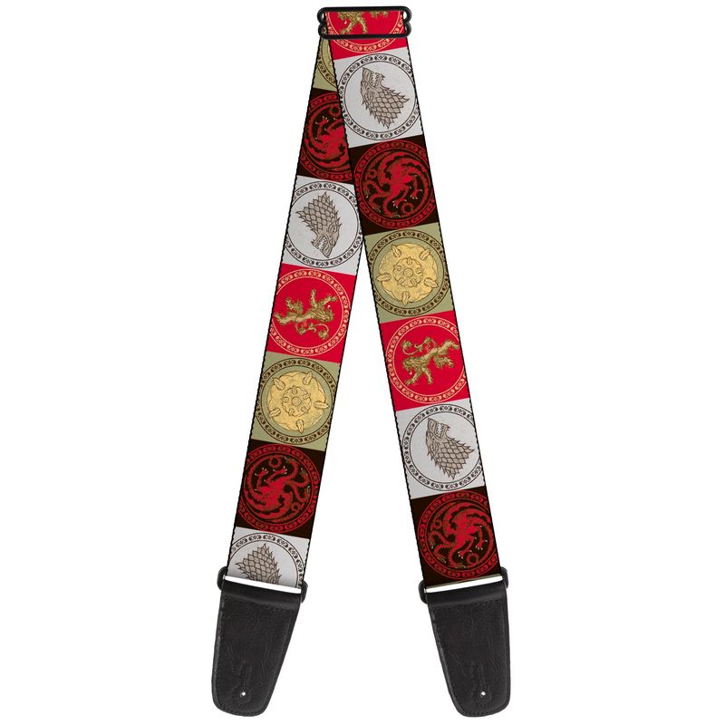 Buckle-Down Game of Thrones 4 Sigil Guitar Strap Buckle-Down Game of Thrones 4 Sigil Guitar Strap