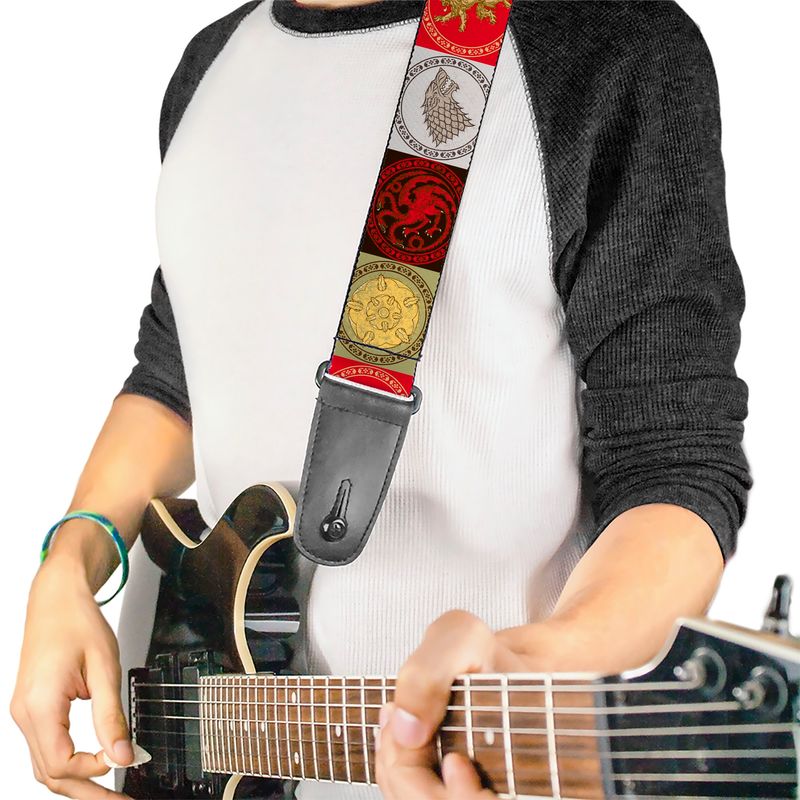Buckle-Down Game of Thrones 4 Sigil Guitar Strap