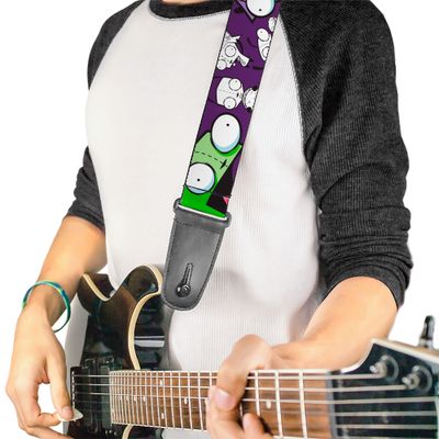Buckle-Down Invader Zim Gir Poses Guitar Strap