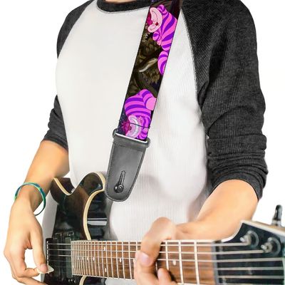 Buckle-Down The Cheshire Cat Poses Guitar Strap