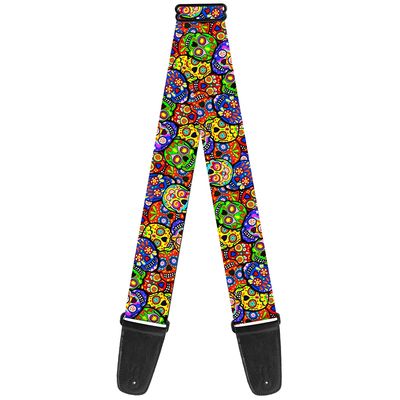 Buckle-Down Thaneeya Mcardle Sugar Skulls Guitar Strap