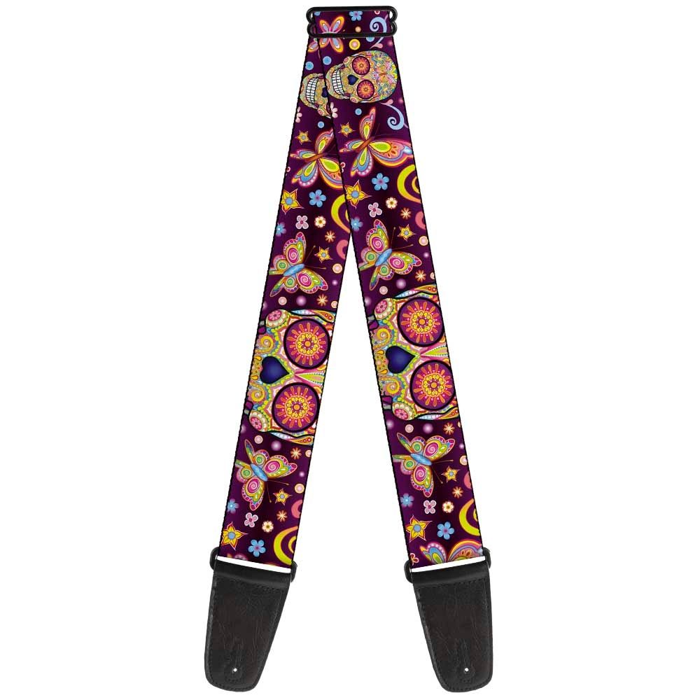 Buckle-Down Thaneeya McArdle Mariposa Calaveras Guitar Strap