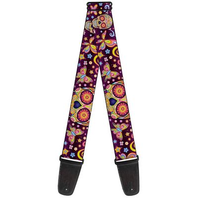 Buckle-Down Thaneeya McArdle Mariposa Calaveras Guitar Strap Buckle-Down Thaneeya McArdle Mariposa Calaveras Guitar Strap