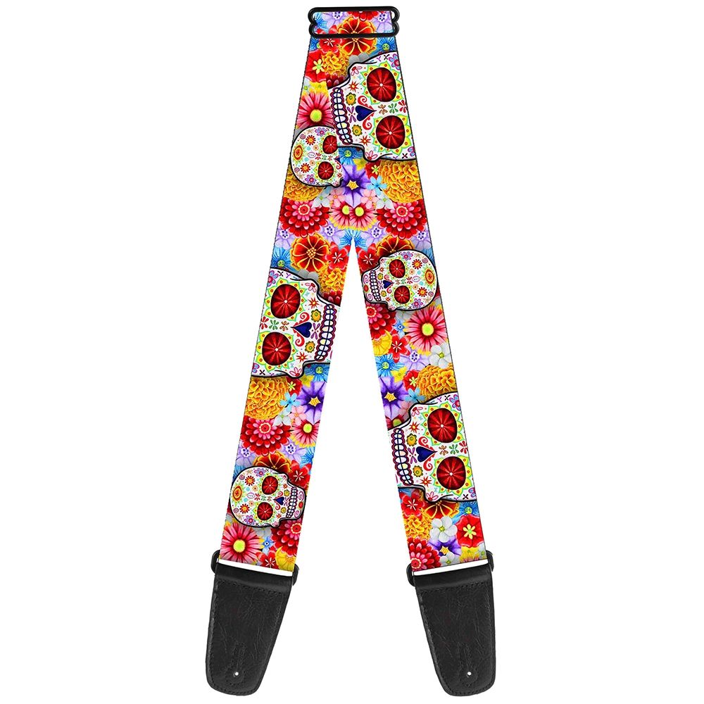 Buckle-Down Thaneeya McArdle Sugar Skull Starburst Guitar Strap