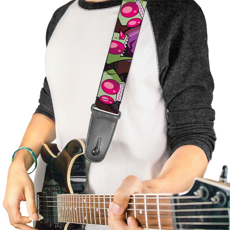 Buckle-Down Invader Zim Close Up Poses Guitar Strap 