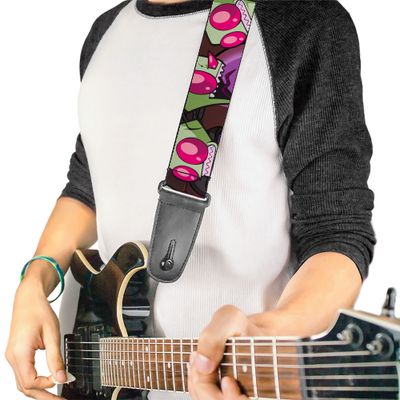 Buckle-Down Invader Zim Close Up Poses Guitar Strap