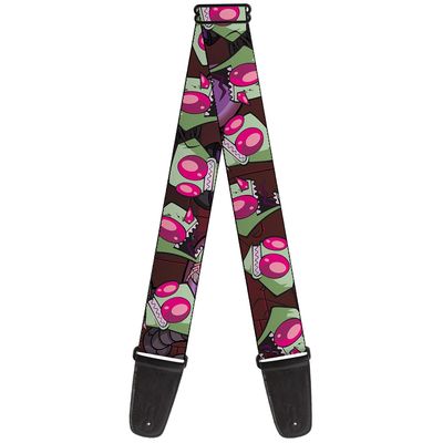 Buckle-Down Invader Zim Close Up Poses Guitar Strap 