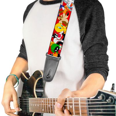 Buckle-Down Looney Tunes Character Face Guitar Strap