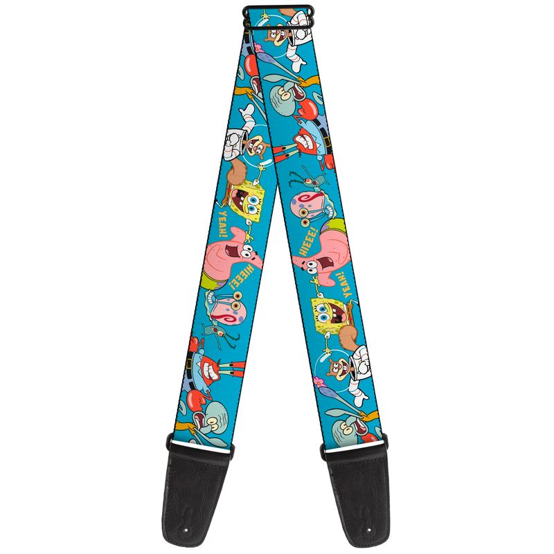 Buckle-Down Spongebob Squarepants and five friends Guitar Strap Buckle-Down Spongebob Squarepants and five friends Guitar Strap