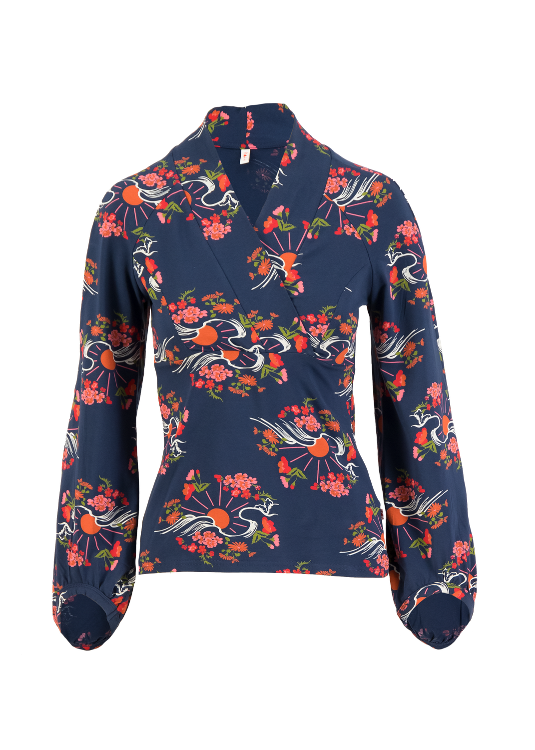 Jerseyshirt in Wickeloptik
