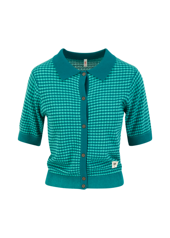 Strickbluse Petrol Strickbluse Petrol