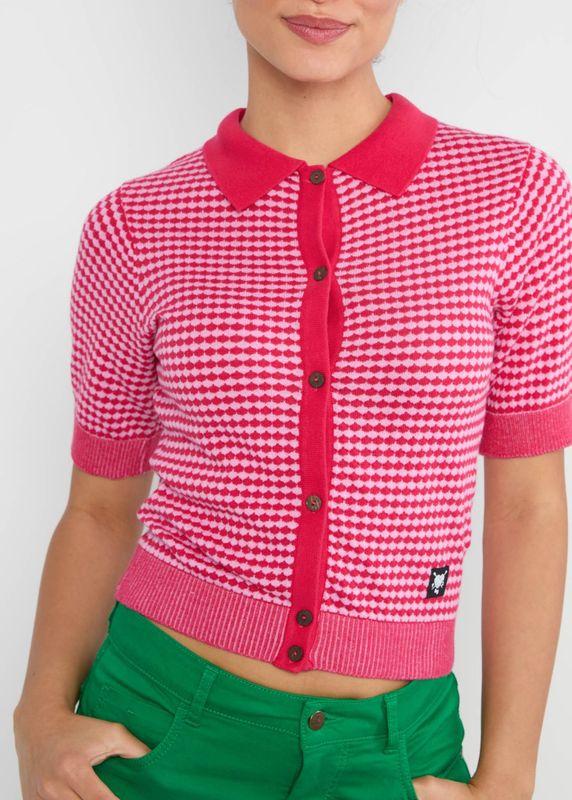 Strickbluse Pink Strickbluse Pink