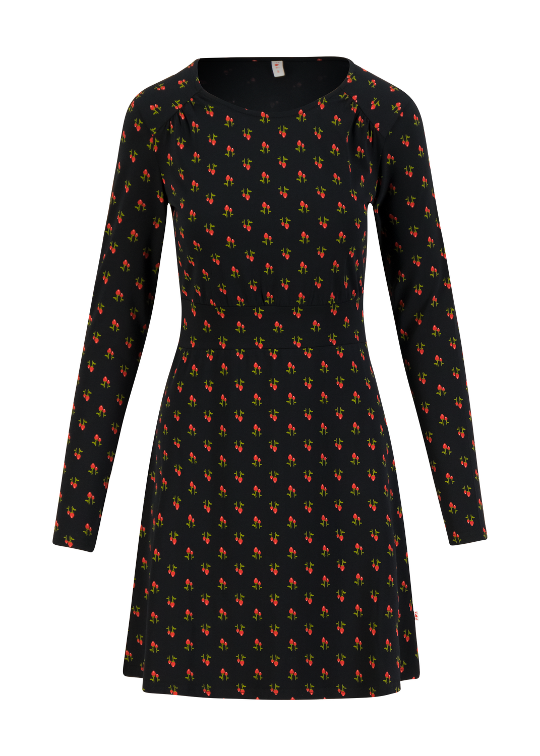 Minikleid mit Rosenprint