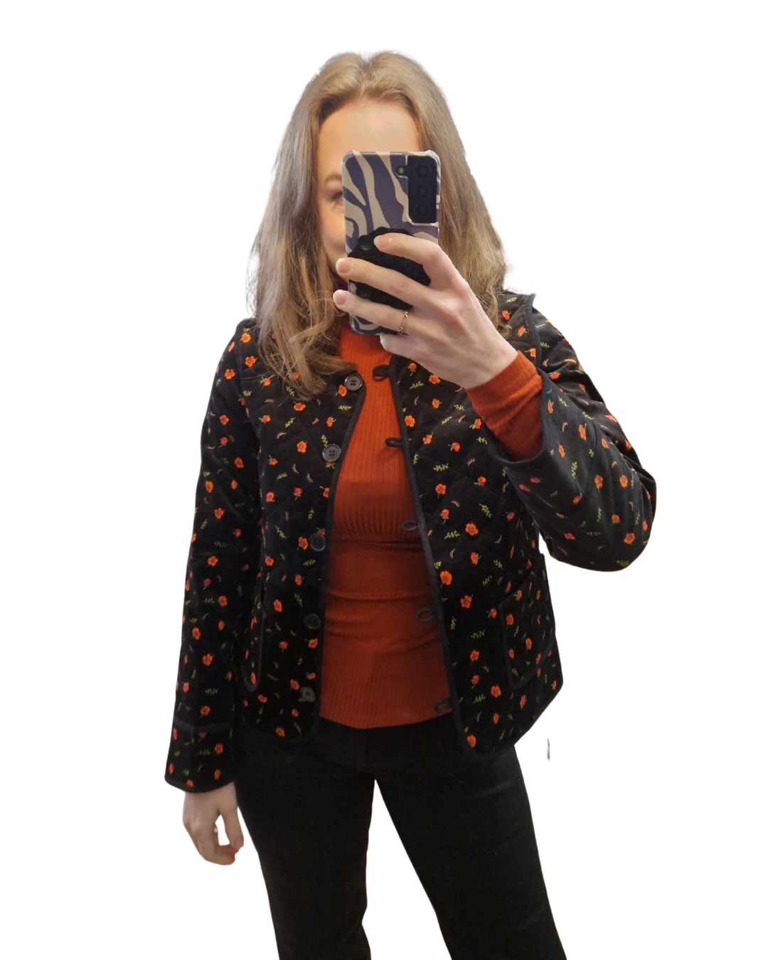 Steppjacke aus Samt