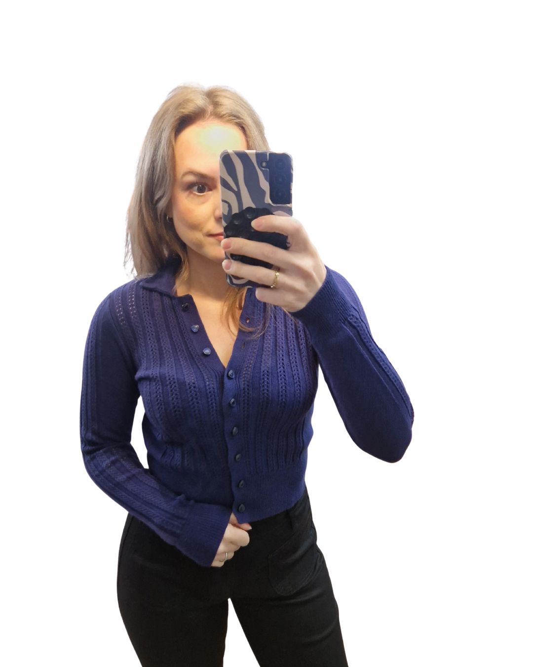 Strickjacke mit Cashmereanteil