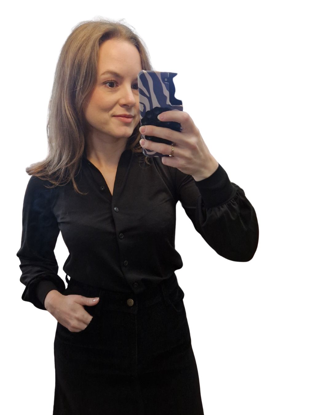 Jerseybluse | Größe XS