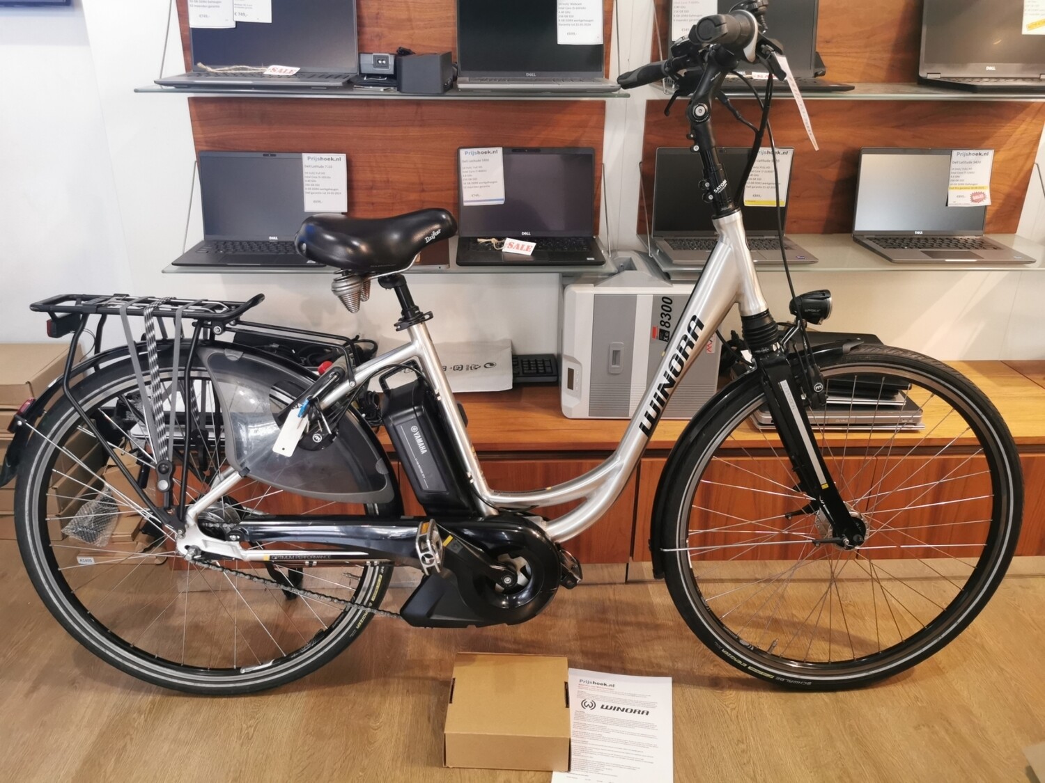 E-bike WINORA met Middenmotor en accu van YAMAHA, met garantie
