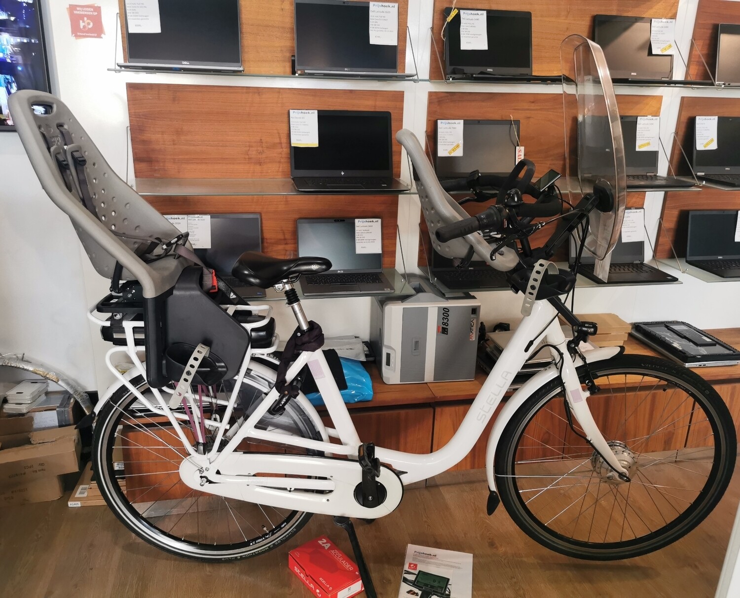 offset Bijdrage Conjugeren E-bike STELLA FIORE, moederfiets met garantie en accutestrapport