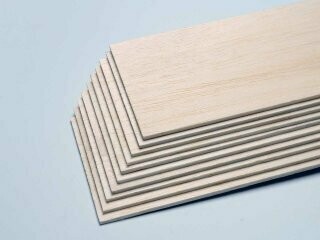 Balsa Brettchen 8,0 x 100 x 1000 mm
