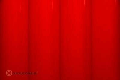 Oracover - Bügelfolie fluoreszierend rot