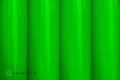 Oracover - Bügelfolie fluoreszierend grün