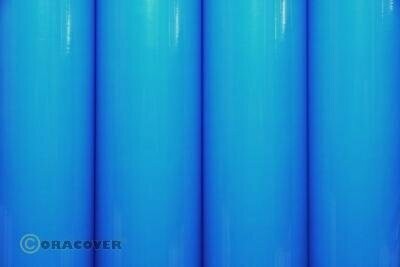 Oracover - Bügelfolie fluoreszierend blau