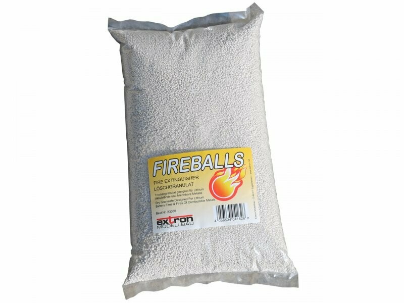 FIREBALLS Brandschutz Feuerlöschgranulat für Lithium Akkus / 5 Liter   X3360