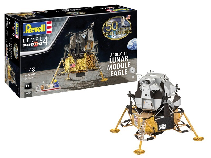 Apollo 11 Lunar Module Eagle / 1:48 03701 Apollo 11 Lunar Module Eagle / 1:48 03701