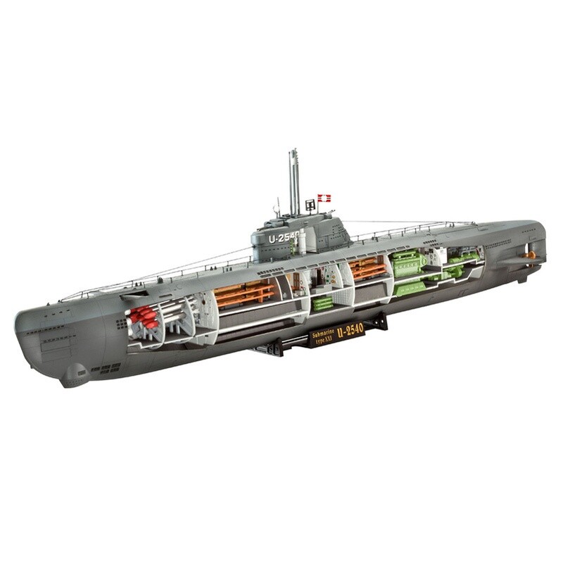U-Boot Typ XXI U 2540 &Interieur / 1:144 05078 U-Boot Typ XXI U 2540 &Interieur / 1:144 05078