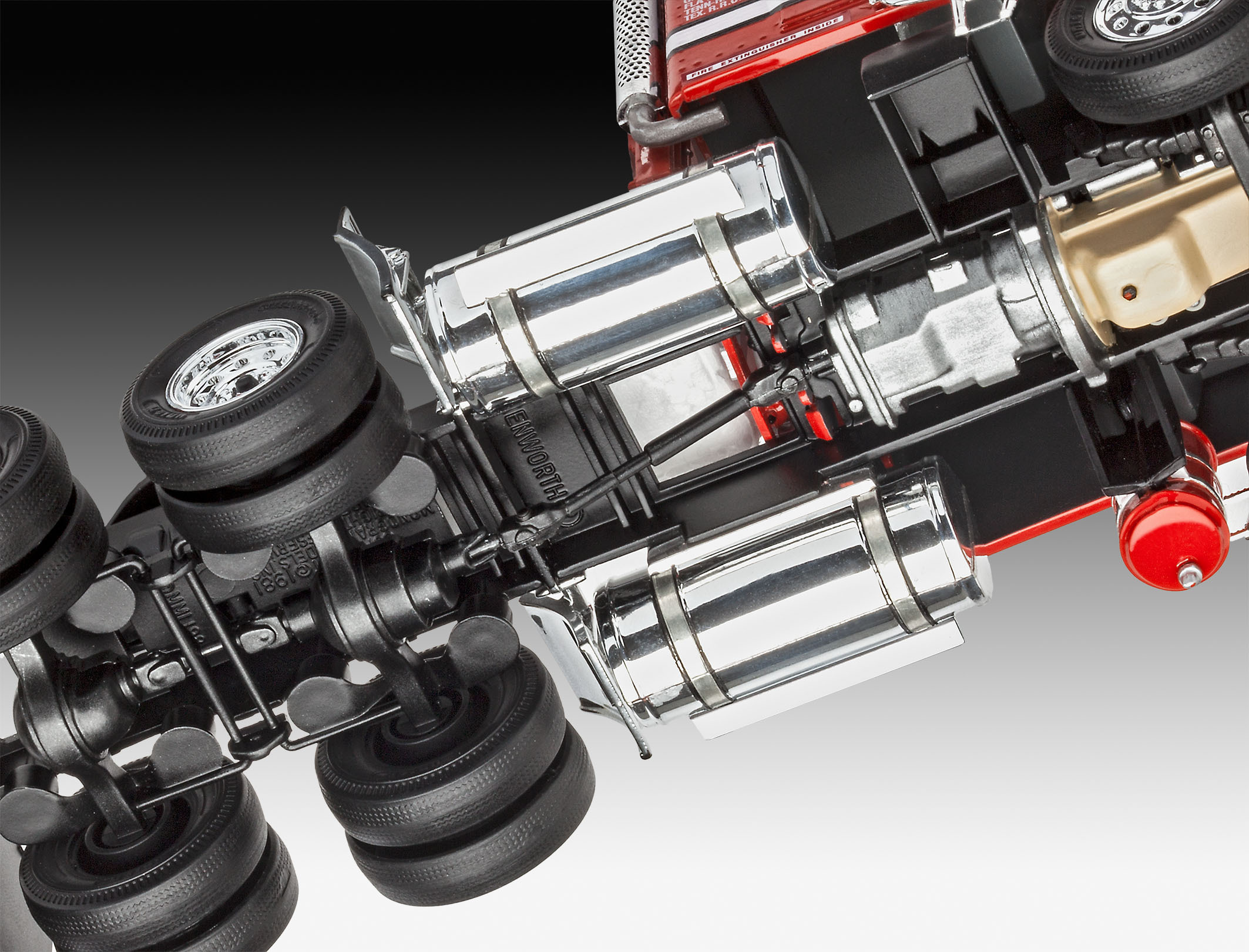Новинки 1 32. Revell • автомобили • Revell 07671 Kenworth Aerodyne 1/32. Модели грузовиков. Сборные модели грузовиков. Сборная модель Kenworth.