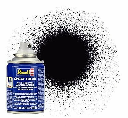 Spray Color Schwarz, matt, 100ml