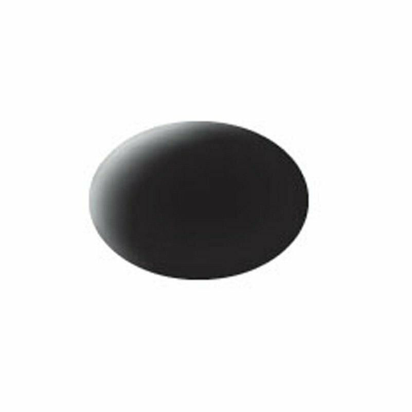 Aqua Color Schwarz, matt, 18ml, RAL 9011