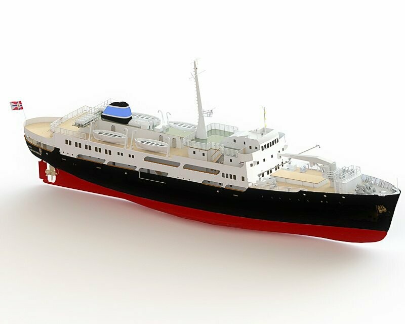 MS Finnmarken 1:60 Bausatz