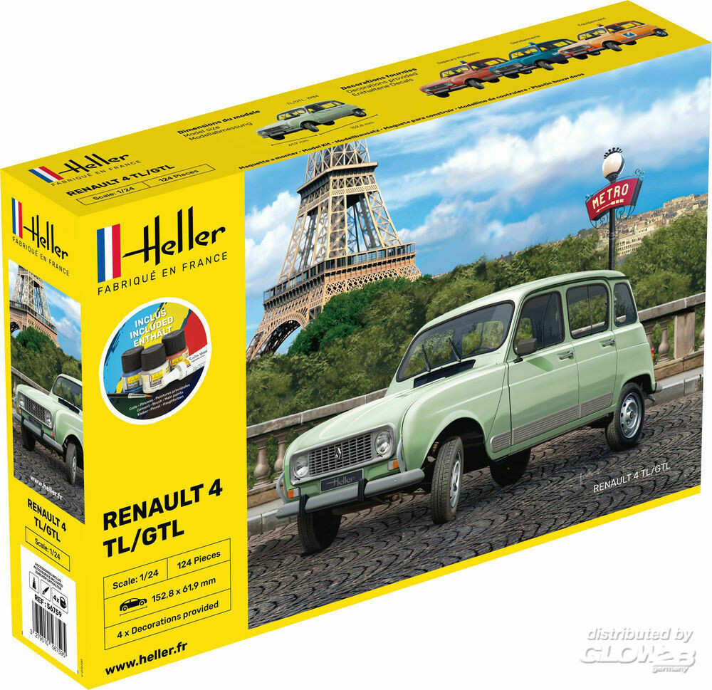 STARTER KIT Renault 4l / 1:24   1000567590